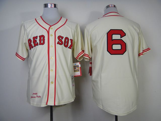 Men Boston Red Sox #6 Pesky Cream MLB Jerseys->boston red sox->MLB Jersey